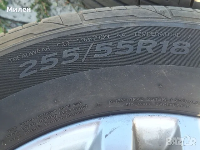 4 Броя Алуминиеви Джанти Ronal17 ки Комплект Със Гуми Audi Q7 2006-2015 Година 5x130мм, снимка 8 - Гуми и джанти - 56003478