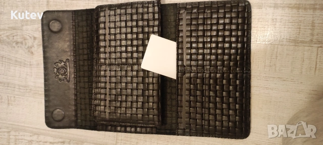 Портфейл голям естествена кожа , снимка 3 - Портфейли, портмонета - 53731797