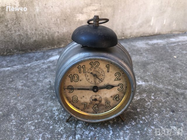 стар часовник - будилник "JUNGHANS", снимка 3 - Антикварни и старинни предмети - 42559631