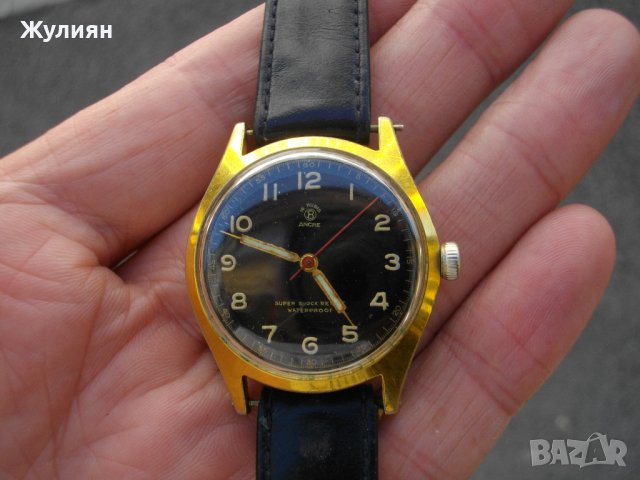 КОЛЕКЦИОНЕРСКИ ВОЕНЕН ЧАСОВНИК B ANCRE, снимка 2 - Антикварни и старинни предмети - 41628328