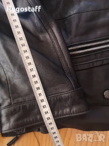 Оригинално МАРКОВО мъжко кожено яке VERSACE Л , снимка 6 - Якета - 49384957