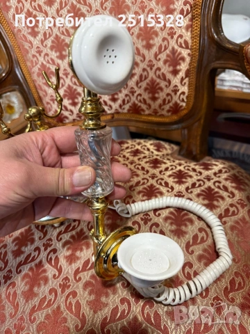 интериорен ретро телефон, снимка 3 - Антикварни и старинни предмети - 53633303
