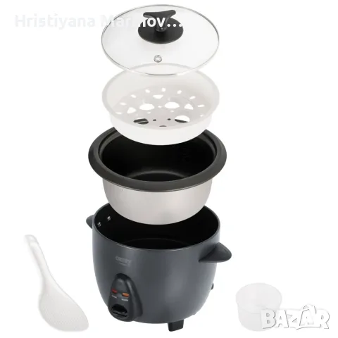 Оризоварка Camry CR 6419 1L, 400W с функция за готвене на пара и поддържане на топлината, снимка 10 - Уреди за готвене на пара - 56047323