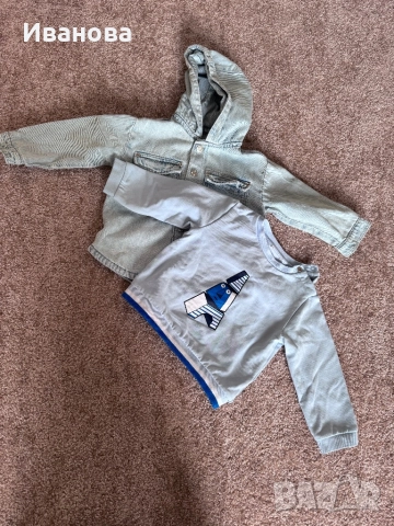 Подарявам бебешка блуза и яке, снимка 2 - Бебешки якета и елеци - 52821755