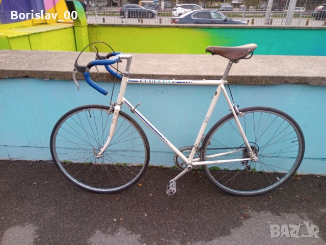 Ретро-Шосеен-Велосипед-Peugeuot Carbolit-103, снимка 6 - Велосипеди - 52630350