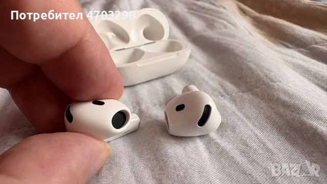 Apple AirPods 4 ANC - Като Нови,  с Гаранция, снимка 5 - Безжични слушалки - 56086447