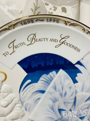 порцеланова чиния за стена , снимка 3 - Декорация за дома - 50780207