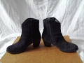 № 41 дамски боти естествен велур в син цвят, снимка 9