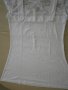 Дамска бяла тениска  с дантела Lily Doll, размер S, снимка 1 - Тениски - 41067819