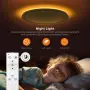 Димируемо LED таванно осветление с дистанционно – 24 W Кръгло Бяло, снимка 3
