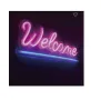  Светещ панел за декорация, LED неонов "Welcome" , снимка 1