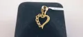 Златна висулка сърце-1,10гр/14, снимка 3