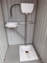 Мобилна тоалетна WC, оборудвана, с мивка, снимка 3
