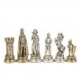 Фигури за шах ''Камелот'', Метални, Сребрист/Златист