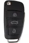 Кутийка за ключ с 3 бутона AUDI A1/A3/A4/A6/A8/Q3/Q5/Q7/TT, снимка 2