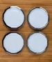 4 чинии със сребърен кант - Rosenthal, снимка 1