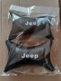 ТОП Цена за 2бр-10.22 евро кожени възглавнички с лого и надпис Джип Jeep , снимка 10
