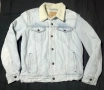 Оригинално дънково яке ЛЕВИС LEVI'S®  Premium Quality Big E Type 3 Sherpa Standard Trucker Jean Jack, снимка 1