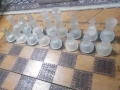 стар стъклен шах , снимка 3