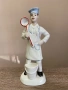 Винтидж порцеланова статуетка „Готвач с черпак“, СССР, снимка 1