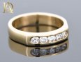 Нов Златен Пръстен с 0.45кт Естествени Брилянти , снимка 4