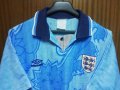 Англия 1992-1993 Умбро Ретро Vintage оригинална тениска футболна фланелка England Umbro трети екип, снимка 3