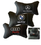 Комплект от два броя ергономични възглавници за седалка с ластик за автомобил / Комплект от 2бр