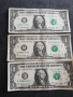 банкноти от 1 долар с интересни номера, снимка 1