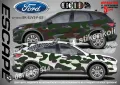 Ford Puma SK-SJV3-F-PU Кaмуфлаж Офроуд Джип Пикап Лодка Camouflage Off-Road стикери, снимка 4