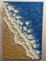 Авторска картина с релеф “Море” 40х60, снимка 1 - Картини - 41532134