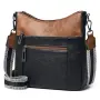 Дамска crossbody чанта Shrrie от веган кожа с регулируема презрамка и 5 отделения, снимка 2