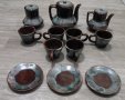 Красив български антикварен комплект за чай - 12 части , снимка 1 - Антикварни и старинни предмети - 39620876
