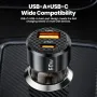 Зарядно за кола 60W, USB-C PD / USB-A QC 3.0, снимка 5