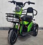Двуместна електрическа триколка MaxMotors Pudding 600W-48V-20Ah-GREEN, снимка 2