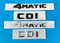 Емблема CDI / 4matic Mercedes / Мерцедес багажник w203 w220 w211 w212, снимка 1 - Аксесоари и консумативи - 34402122