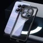 XUNDD Прозрачен Калъф за Xiaomi Redmi Note 15 Pro 5G - TPU+Акрил, Airbag, 0.8mm защита, Черен, снимка 6