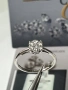 Златен пръстен 18К бяло злато с диаманти – елегантност с характер, снимка 13