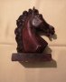 Конска глава статуетка от гипс., снимка 2
