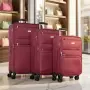 Комплект текстилни куфари 3 в 1 (20″, 24″, 28″) с 4 двойни колела и разширител, снимка 6