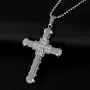 Jesus Crystal Cross / Кръстче с камъни - 3 модела, снимка 3