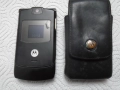 Motorola RAZR V3 Silver / Motorola RAZR V3 Black + Кожен калъф, снимка 14