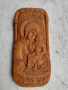 Стара восъчна икона религия богородица, снимка 1