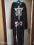180см Мъжки карнавален костюм Скелет за Хелоуин , снимка 1 - Спортни дрехи, екипи - 44252395