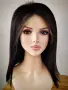 Естествена бразилска черна перука 40 см с Lace Front 13×4 – елегантност и естествен вид, снимка 8