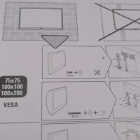 Стенна метална стойка за плазмен LSD TV  телевизор до 43 инча с възможност за л.предаване, снимка 13 - Стойки, 3D очила, аксесоари - 35828332