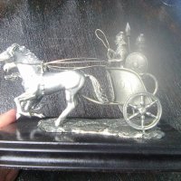 Модел на метална римска бойна колесница, снимка 5 - Други ценни предмети - 40679905