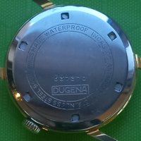 швейцарски позлатен часовник Dugena precision , снимка 7 - Мъжки - 44302055
