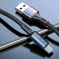 Кабел Type C - USB3.0 Type A  M/M 1m 100W Digital One SP00891 as-ds322c черен Fast Charge, снимка 2 - USB кабели - 42672814