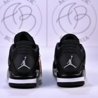 Nike Jordan Retro 4 PSG, Pure Money, Black Canvas, снимка 15 - Спортни обувки - 39215036