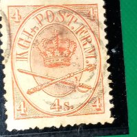 Danmark stamp 1864, снимка 1 - Филателия - 39505679